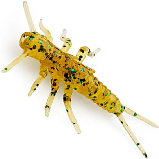 Creatura Fishup Stonefly, 2.1cm, Caramel Green Black, 12buc/pac
