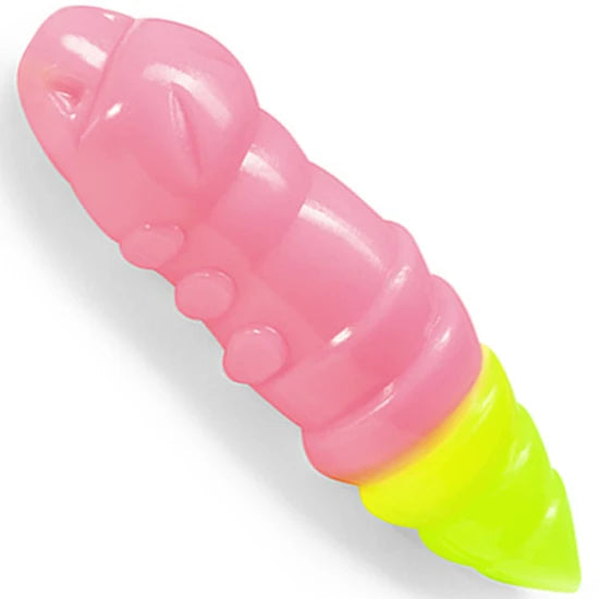 Creatura Fishup Trout Series Pupa Cheese, 3.8cm, Bubble Gum Hot Chartreuse, 8buc/pac