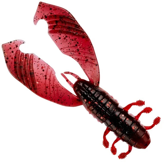 Creatura Gunki Boogie Craw Vib, 7,5cm, 4.38g, Dark Red, 5buc/pac