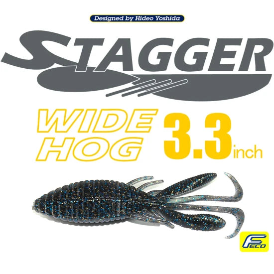 Creatura Hide Up Stagger Wide Hog 3.3", 130 Cinnamon Blue Flake, 3.8cm, 5buc/pac
