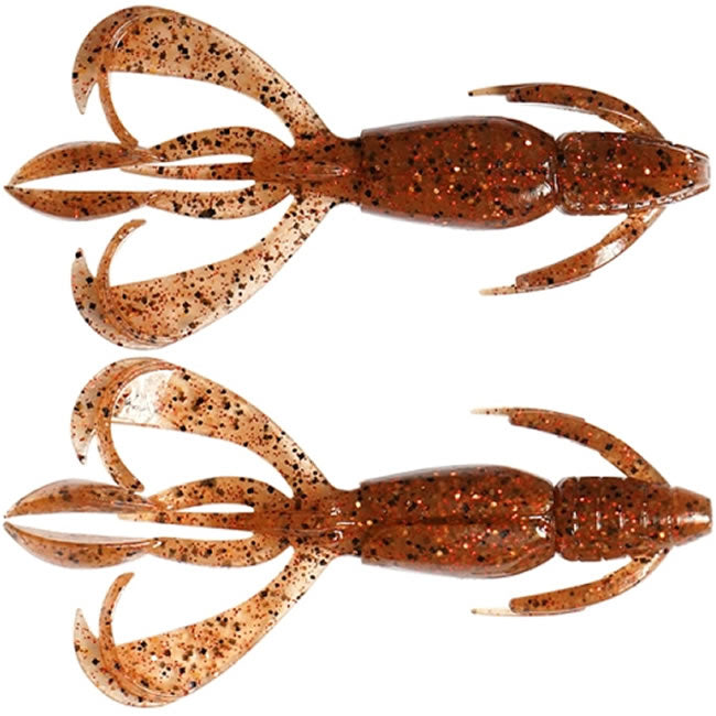 Creatura Keitech Crazy Flapper, Ebimiso Red Copper 519S, 7.1cm, 8buc/pac