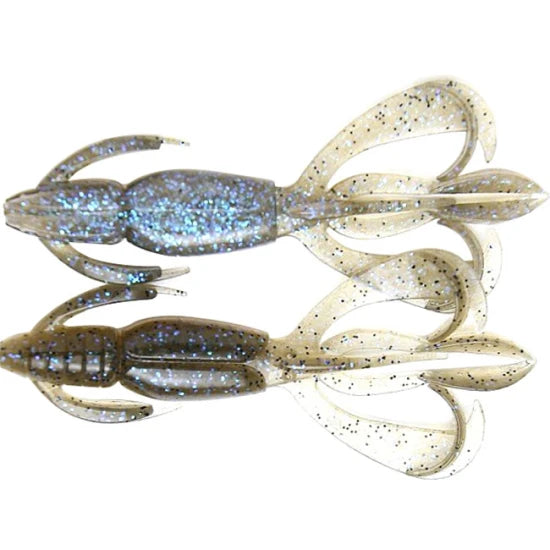 Creatura Keitech Crazy Flapper, Electric Smoke Craw 462, 9.1cm, 7buc/plic