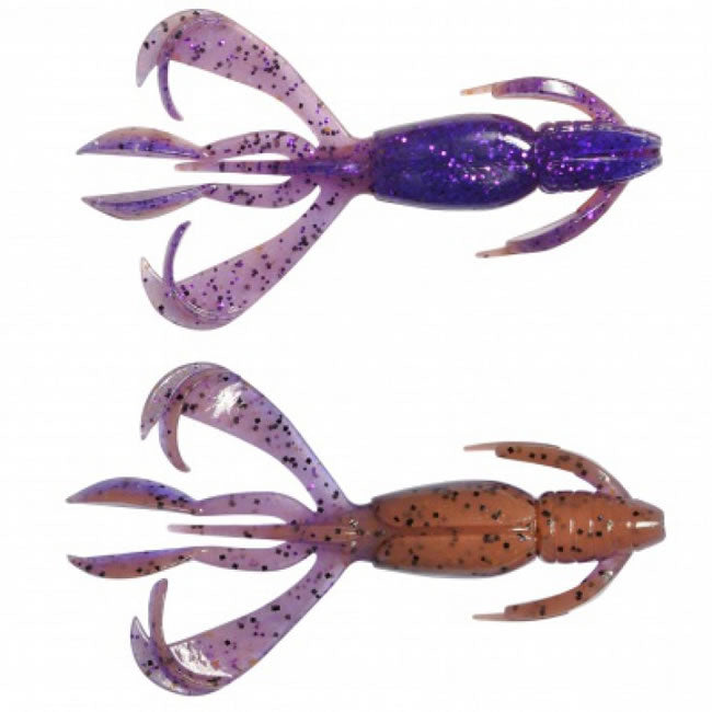 Creatura Keitech Crazy Flapper, Purple Jerry 43, 7.1cm, 8buc/plic