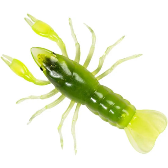 Creatura Live Target Crawfish Unrigged, Chart / Green, 9.7cm, 9.7g, 5buc/pac