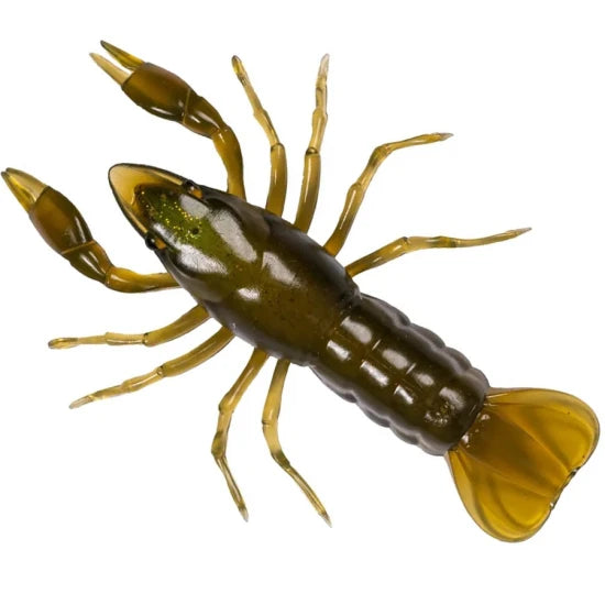 Creatura Live Target Crawfish Unrigged, Green / Moss, 9.7cm, 9.7g, 5buc/pac