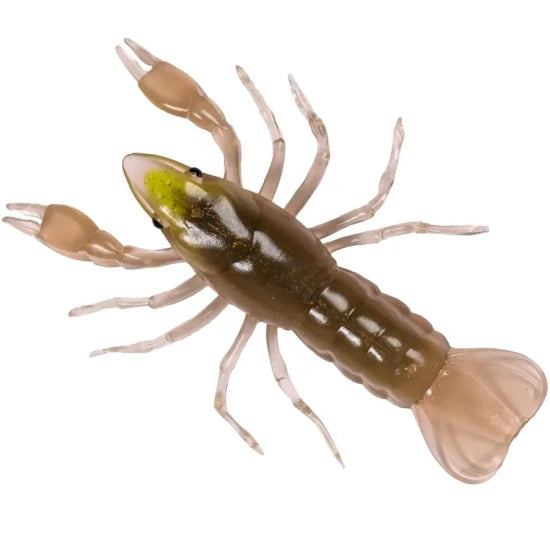 Creatura Live Target Crawfish Unrigged, Nat / Yellow, 9.7cm, 9.7g, 5buc/pac
