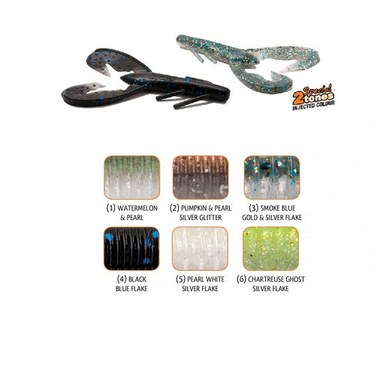 Creatura Rapture Crazy Craw 9cm Pumpkin &amp; Pearl