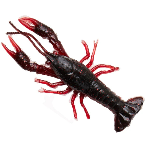 Creatura Savage Gear Ned Craw, Black And Red, 6.5cm, 2.5g, 4buc/pac