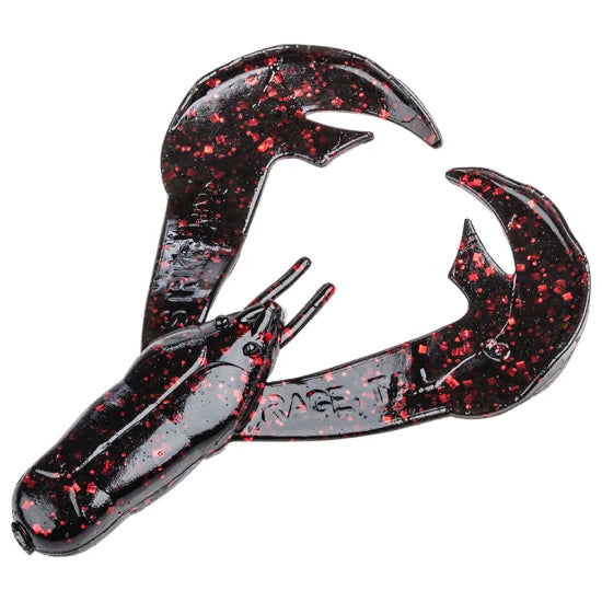 Creatura Strike King Rage Tail Chunk, Black Neon, 7.5cm, 7buc/plic