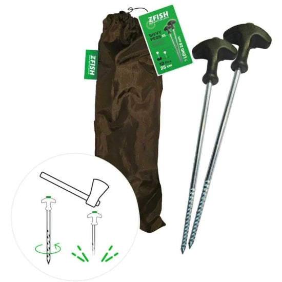 Cuie Cort Zfish Bivvy Pegs, 20cm, 10buc/pac
