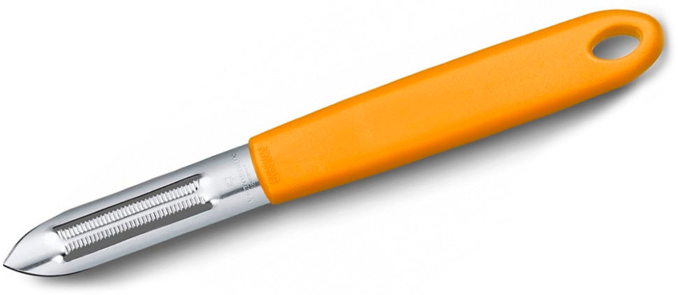 Curatator Rosii Victorinox Tomato Peeler, Lama Dubla Zimtata, Portocaliu