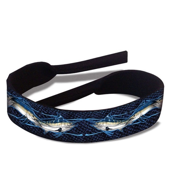 Curea Ochelarii Flying Fisherman Blue Marlin Soft Strap Retainer