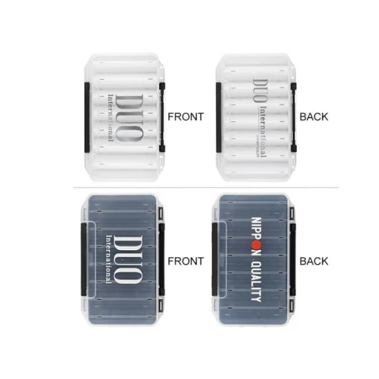 Cutie Duo Reversible Lure Case 100 Pearl Black - Gold Logo