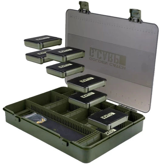 Cutie Golden Catch G.carp Multi Tackle Box Set Xl, 38x30x 5.5cm