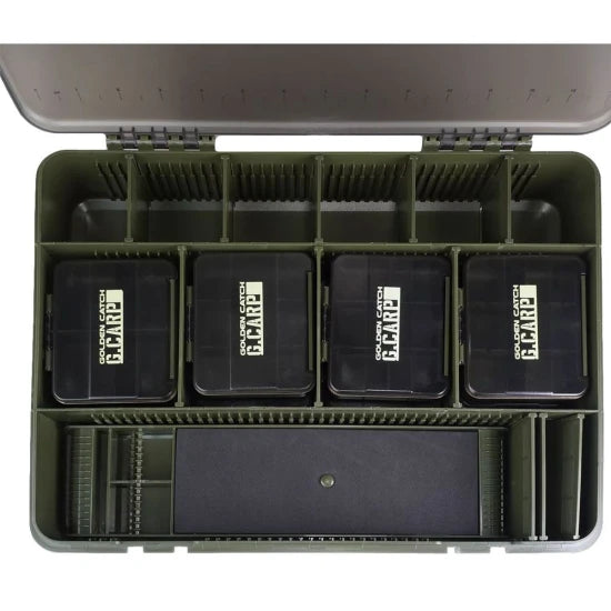 Cutie Golden Catch G.carp Multi Tackle Box Set Xl, 38x30x 5.5cm