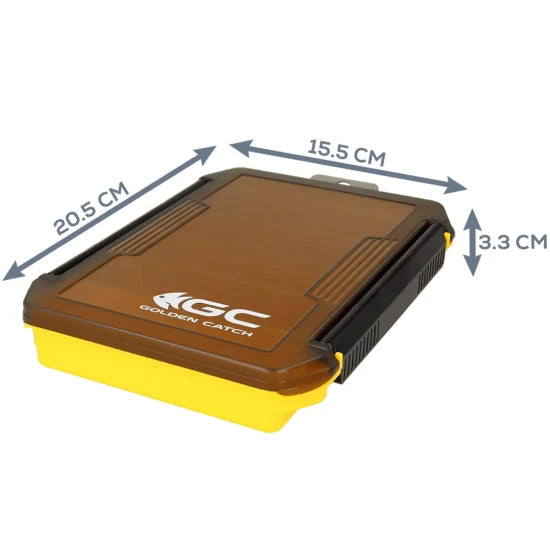 Cutie Golden Catch Lure Case Double Lock Lc-2015, 20.5x15.5x3.3cm