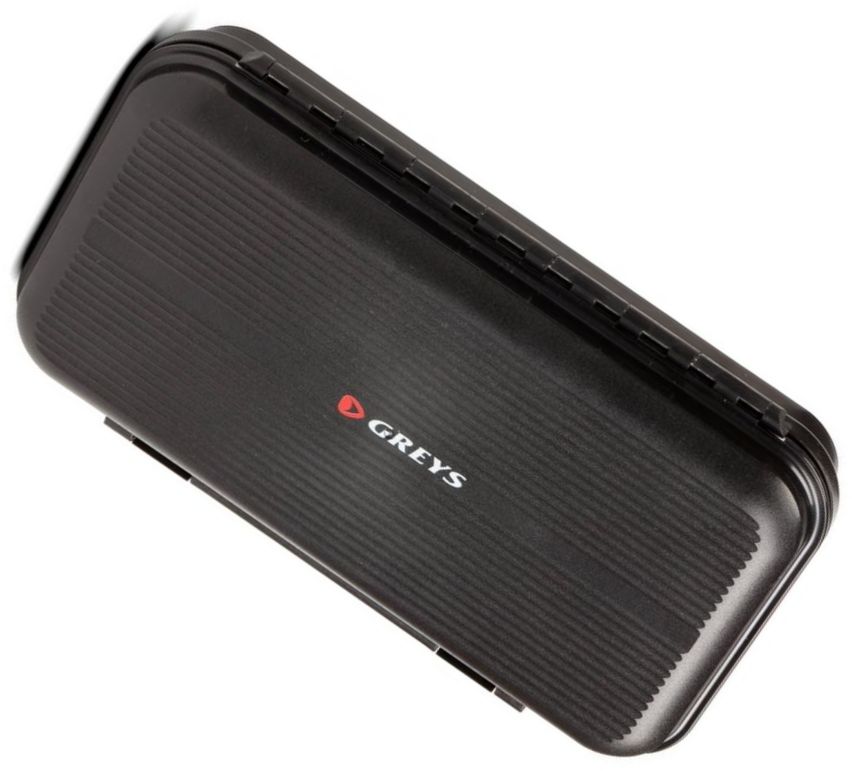 Cutie Muste Greys Waterproof Fly Box, 19.5x11x4.5cm