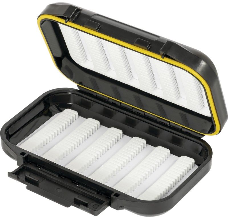 Cutie Muste Rapture LMF Double Dry Fly Box, Transparent, 18.8x10.3x1.7cm