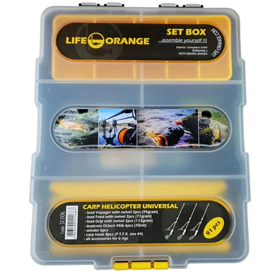 Cutie Cu Accesorii Crap Orange Carp Helicopter Universal 91 Accesorii