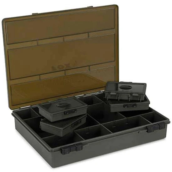 Cutie Pentru Accesorii Fox Eos Loaded Carp Tackle Box Large, 33x26x5cm