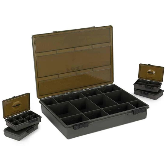 Cutie Pentru Accesorii Fox Eos Loaded Carp Tackle Box Large, 33x26x5cm
