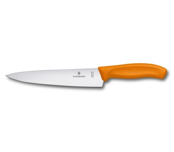 Cutit Bucatarie Victorinox, Swiss Classic Chefs, Lama19cm, Portocaliu, Blister