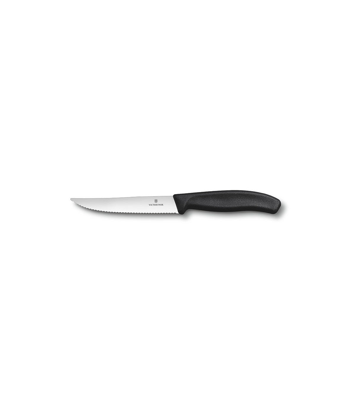 Cutit Bucatarie Victorinox, Swiss Classic  Friptura, Lama Zimtata 12cm, Negru