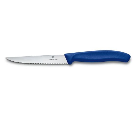 Cutit Bucatarie Victorinox Swiss Classic Steak Knife, Lama Zimtata 20cm, Albastru