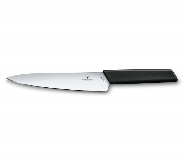 Cutit Bucatarie Victorinox Swiss Modern Kitchen Knife, Lama 19cm, Negru, Blister