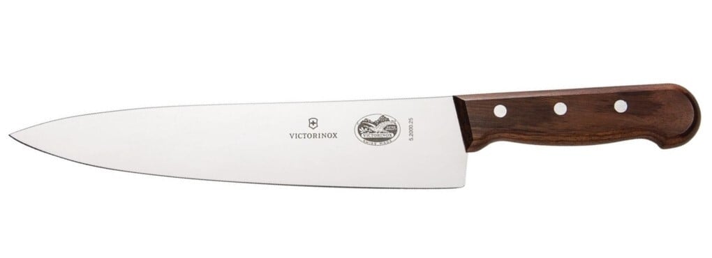 Cutit Carne Victorinox, Fibrox, Wood Carving Knife, Lama 31cm, Maro