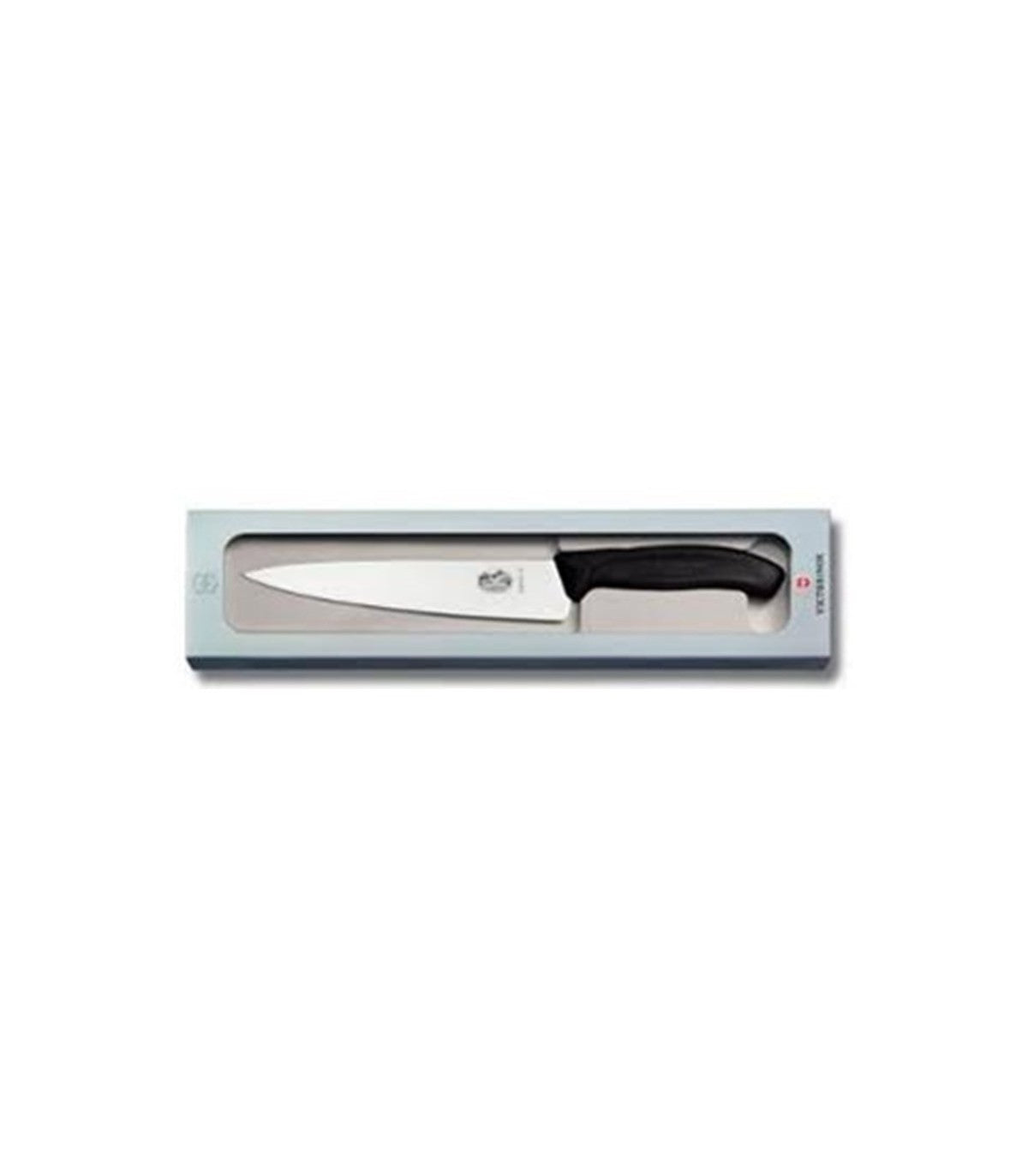 Cutit Carne Victorinox, Swiss Classic, Lama 19cm, Negru, , Cutie cadou