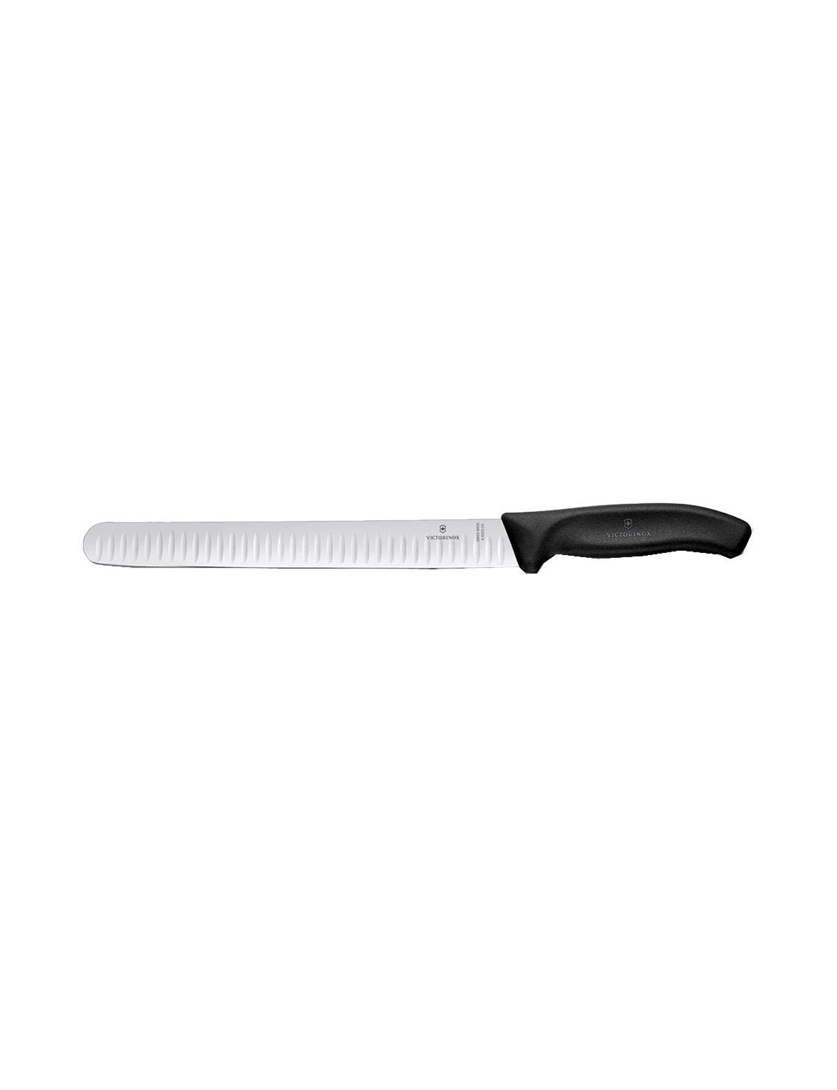 Cutit De Feliat Victorinox, SwissClassic Slicing Knife, Lama Gofrata 25cm, Negru, Blister