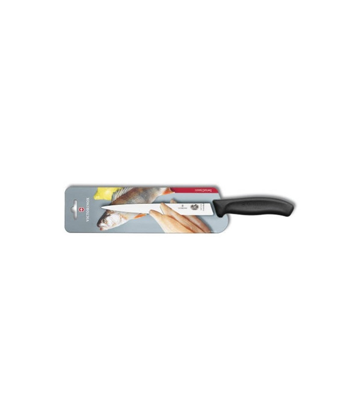 Cutit Filetat Victorinox Swiss Classic, Lama Flexibila 20cm, Negru, Blister