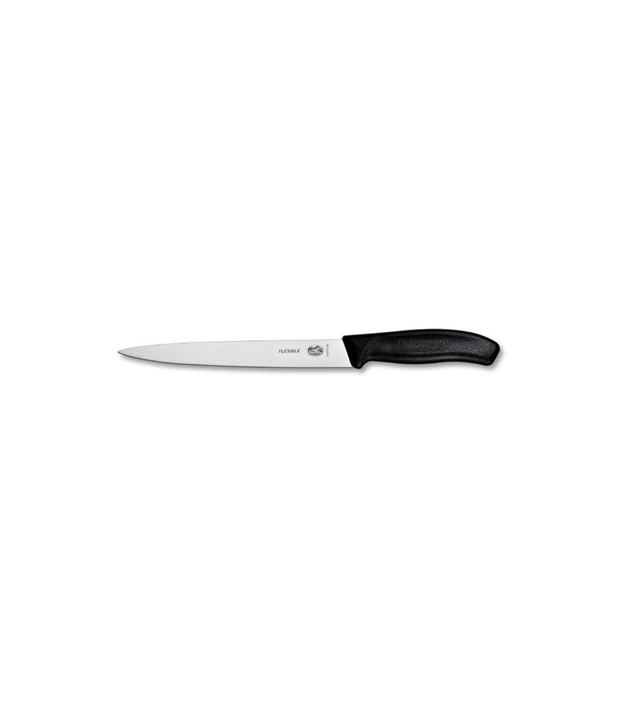 Cutit Filetat Victorinox Swiss Classic, Lama Flexibila 20cm, Negru, Cutie Cadou