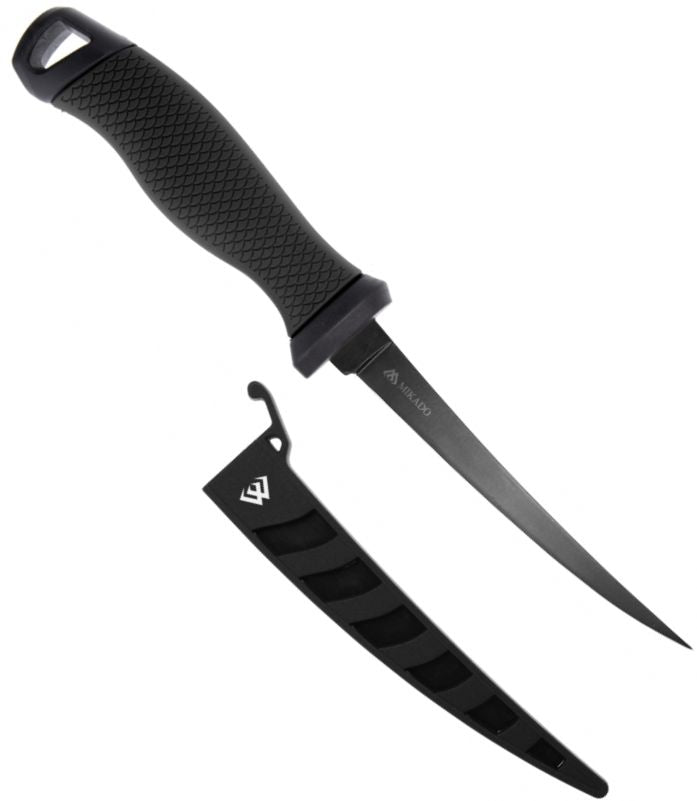 Cutit Mikado Pentru Filetat AMN 605, Negru, 15cm
