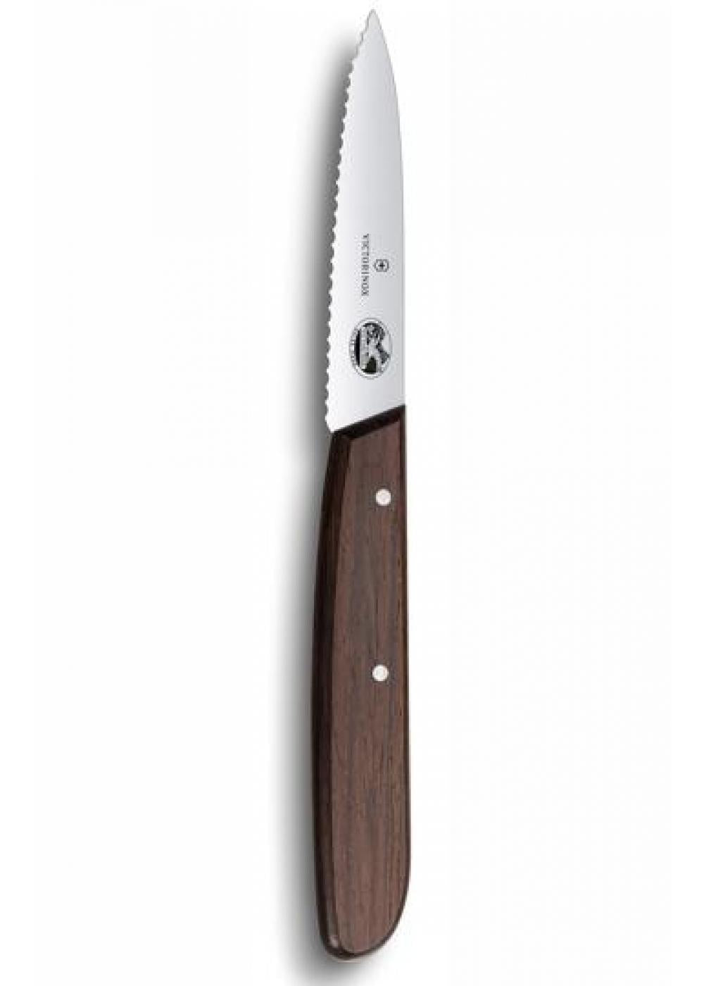 Cutit Victorinox Paring Knife Chefs, Lama Zimtata 8cm, Lemn, Maro