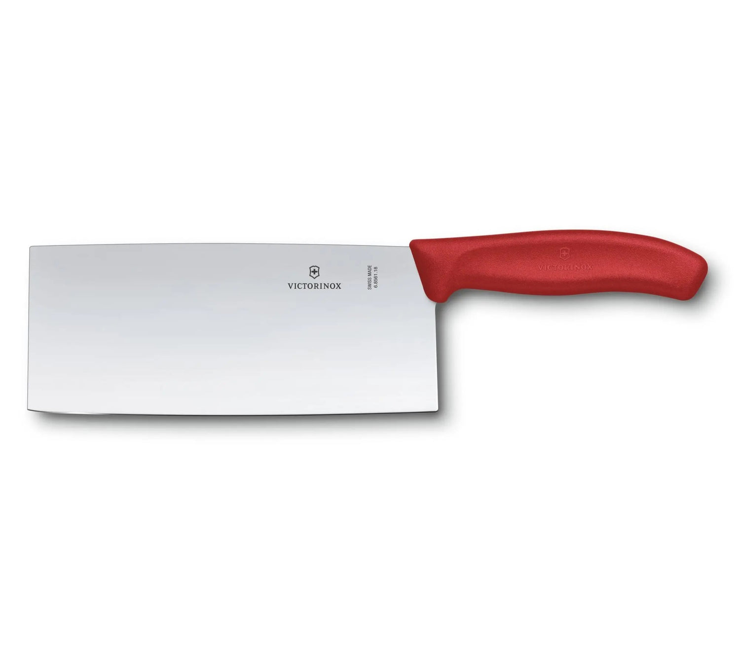 Cutit Victorinox Swiss Classic Chinese Chef's Knife, Lama 18 cm, Rosu Cutie Cadou