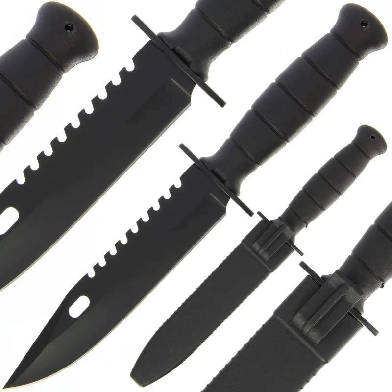 Cutit de Vanatoare Anglo Arms cu Maner din Plastic 29cm, 175g + Teaca