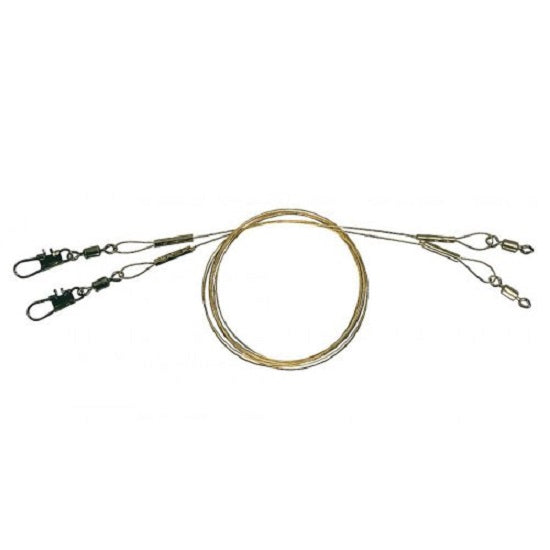 DAM Effzett Struna Agrafa Vartej Spin Leader Swivel 45cm 18,2kg