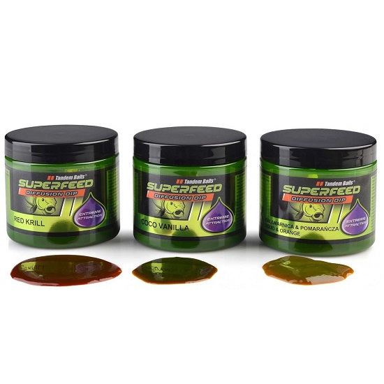 Dip Tandem Baits SuperFeed Diffusion 100ml Squid And Orange