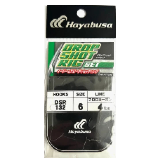 Drop Shot Rig Hayabusa Set Dsr134, Nr.4, 2buc/pac
