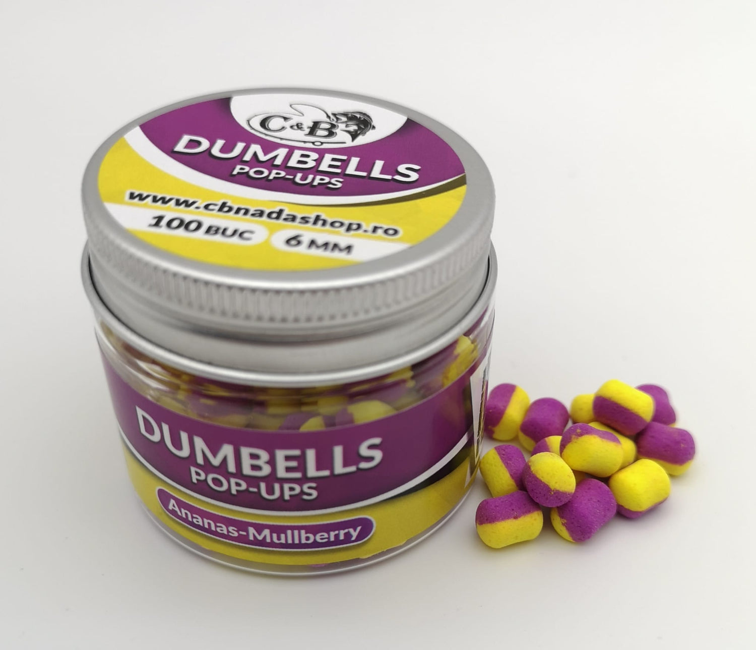 Dumbells C&amp;B Pop-Ups, Ananas &amp; Mulberry, 6mm