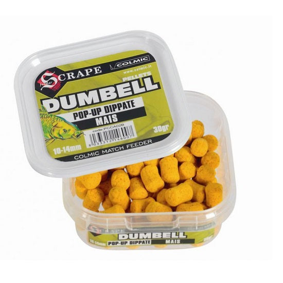 Dumbells Colmic Pop-Up Dipuite 10-14mm 30g Mais