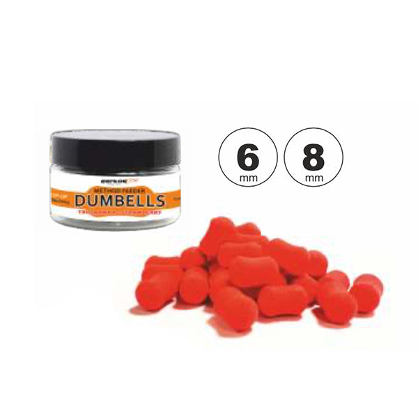 Dumbells Genlog Method Feeder, 6mm, Mango Peach