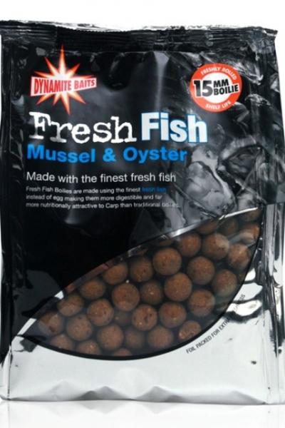 Dynamite Fresh Fish - Mussel  Oyster boilies S/L 20mm