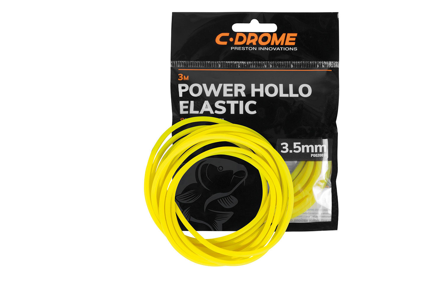ELASTIC PRESTON C-DROME POWER HOLLO ELASTIC 3.50mm 3M Galben