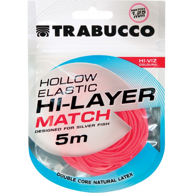 ELASTIC TRABUCCO HI-LAYER HOLLOW MATCH 5M 1.25mm