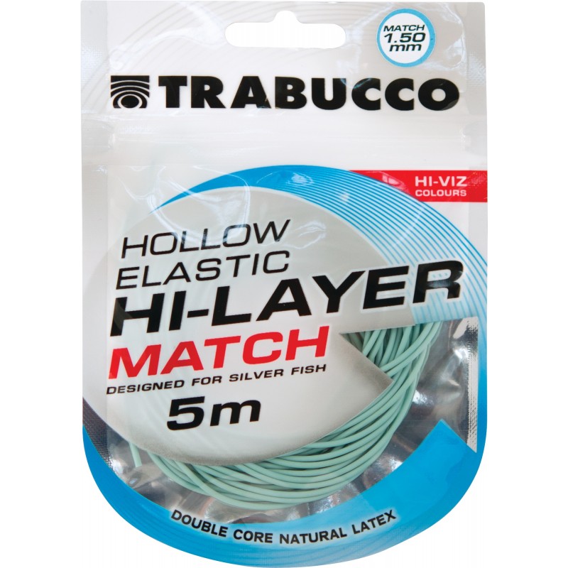 ELASTIC TRABUCCO HI-LAYER HOLLOW MATCH 5M 1.50mm