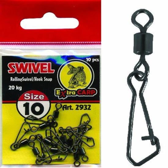 Extra Carp Vartej Cu Agrafa Hook Nr 12/17kg/10buc/plic