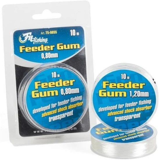 Elastic Filfishing Feeder Power Gum, 1mm, 10m